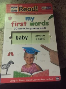 Your Baby Can Read Book "My First Words" Large 10x6 inch SLIDER BOOK - Picture 1 of 5