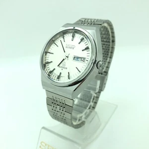 [w2086] SEIKO SUPERIOR 4883-8001 Vintage Cuarzo Batería Nueva EX - Imagen 1 de 14