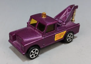 CORGI JUNIOR WHIZZWHEELS LAND ROVER TOW TRUCK PURPLE - Picture 1 of 5