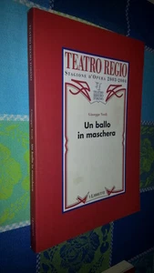 TEATRO REGIO TORINO - 2003/04 OPERA SEASON - GIUSEPPE VERDI - A DANCE IN MASK - Picture 1 of 1