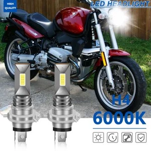 For BMW R850 R850C R1150R R1150RS R1200C LED Motorcycle Headlight White Bulbs - Picture 1 of 12