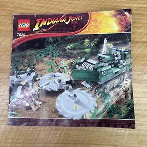 Lego Indiana Jones 7626 Jungle Cutter Instruction Manual Booklet Only 2008 - Picture 1 of 5
