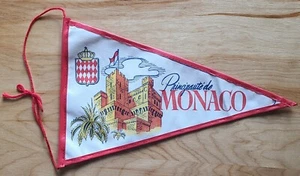 PENNANT VINTAGE PRINCIPATO DI MONACO Travel – Pennant ciclismo - Foto 1 di 3