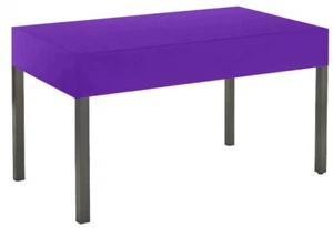 PREMIUM Abdeckplane Gartentisch Abdeckung Schutzhülle 150x90x15 Lila - Bild 1 von 4