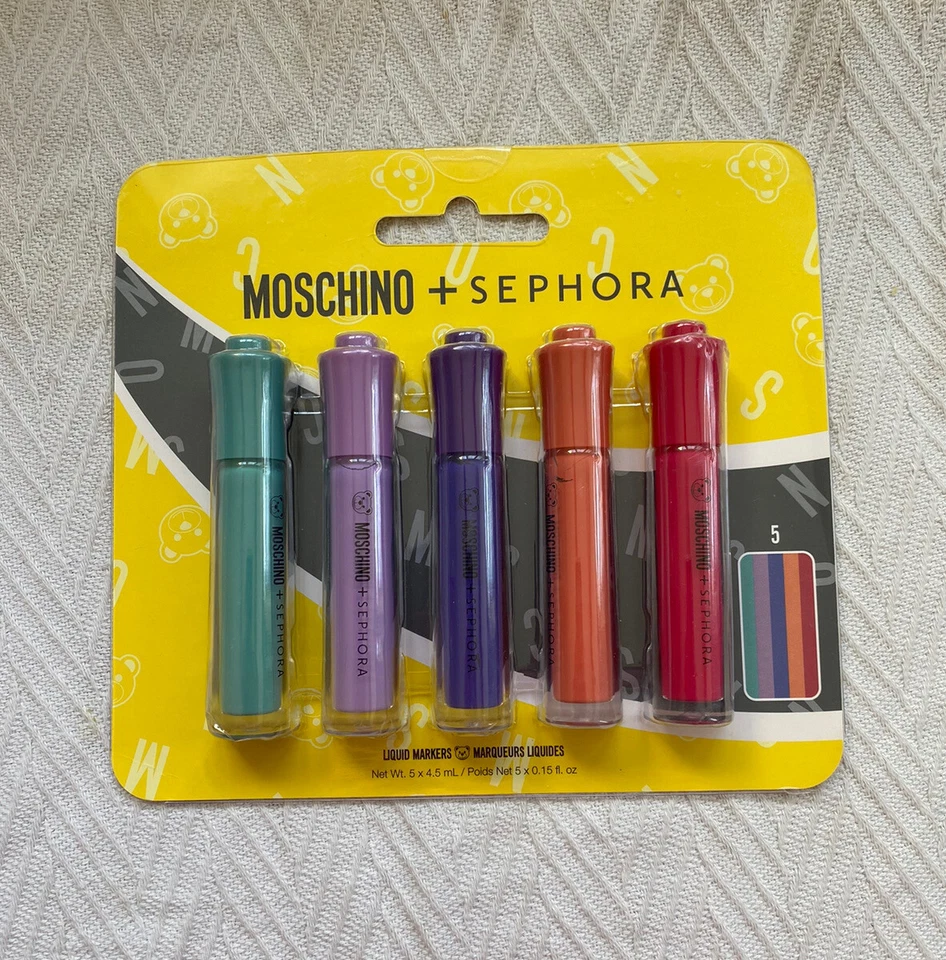 Moschino Sephora Liquid Markers Lip Set Limted Edition