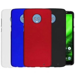 For Motorola Moto G6 G6Plus Smooth Matte Rubberized hard case back cover - Picture 1 of 19