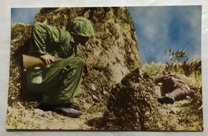 Okinawa Sniper Hunting - A Rifleman Of The 19th Regiment. Postcard - Picture 1 of 2