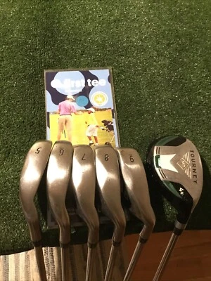 MacGregor Tourney Irons & Hybrid Set (5-9 Irons & 4 Hybrid) Steel Shafts (-2”) - Image 1 of 4