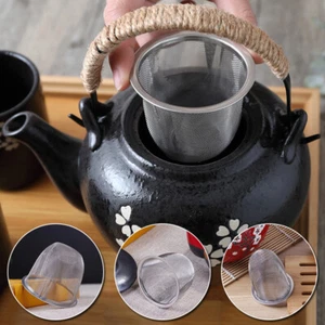 Small Tea Strainer Filter Stainless Steel Sieve Mesh Infuser Kitchen Teaware x1 - Picture 1 of 17