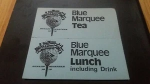 Dunlop Masters 1972 - European Tour 1st SEASON - Meal Vouchers - Bob CHARLES - Picture 1 of 1