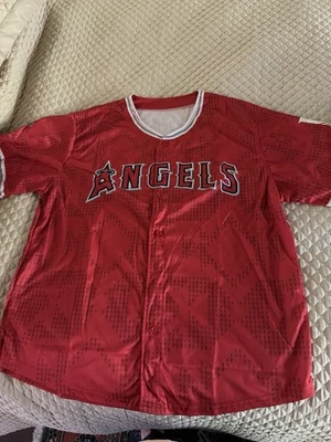 Camisa Jersey Angels Talla Adulto XL Roja Foto 1 de 4