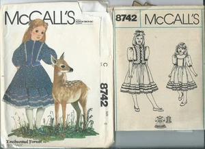 M 8742 sewing pattern Enchanted Forest DRESS sweet VEST sew Adorable girl size 6 - Picture 1 of 1