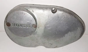 Vintage Honda Super Cub 50 Motorcycle Engine Flywheel & Chain Cover - Picture 1 of 5