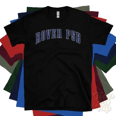ROVER P5B T-SHIRT VARSITY LOGO college style vehicle car driver - Image 1 of 2