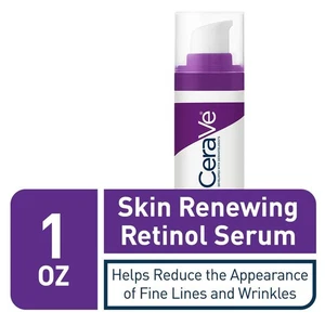 CeraVe Anti Aging Retinol Serum For Face, Encapsulated Retinol Hyaluronic 1 oz - Picture 1 of 5