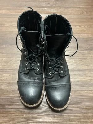Red Wing 鞋 Heritage Iron Ranger 8084 尺码 10.5 男式靴子 - 黑色 — 第 1/4 张图片
