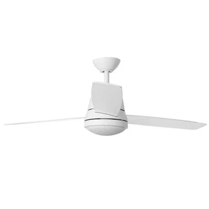 Hampton Bay Caprice 52 in. Integrated LED Indoor Matte White Ceiling Fan with - Picture 1 of 11