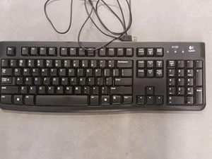 Logitech K120 Wired USB Keyboard – Full Size, Tested & Working - Picture 1 of 2