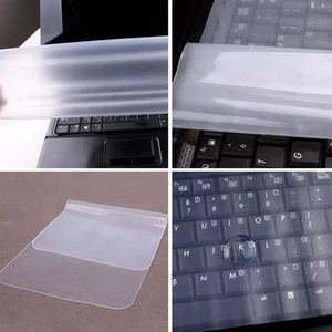 Washable Universal Laptop Skin Cover Waterproof Keyboard Protector Silicone - Afbeelding 1 van 2