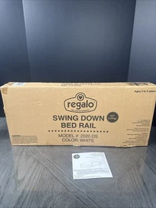 Regalo Swing Down Bed Rail Guard, with Reinforced Anchor Safety System 43" OB - Picture 1 of 2