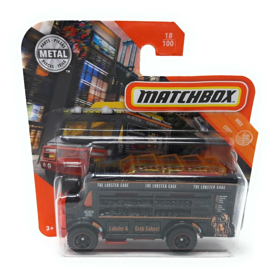 Matchbox n. 18 Chow Mobile scheda blister corta nera MBX Superfast 2020 - Immagine 1 di 1