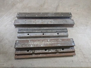 Lote de 4 troqueles perforadores de metal sin marca sin probar vendidos como están bloques 17,25" y 13,25" L - Imagen 1 de 24