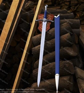 Glamdring Espada de Gadalf Hobbit Coleccionables Batalla Acero al Carbono con Vaina Él - Imagen 1 de 4