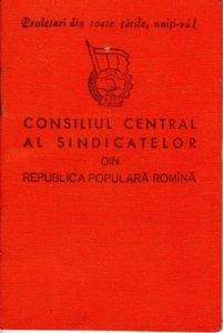 Rumänien, 1959, Syndikate Union Mitgliedskarte - Einnahmen Steuermarken Aschenputtel - Bild 1 von 9