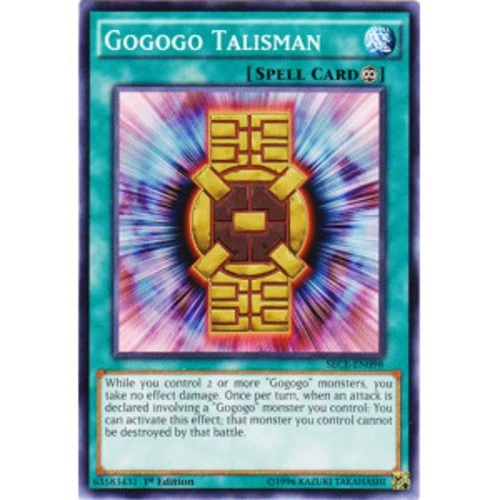 Gogogo Talisman - SECE-EN098 - Common - 1st Edition Near Mint Secrets Of Eternit - Image 1 of 1