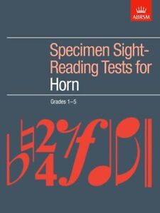 Specimen Sight-Reading Tests for Horn, Grades 1-5 (ABRSM Sight-read... Paperback
