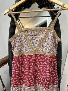 La Redoute maxi sundress BOHO Cotton dress festiwal UK 10 NEW WITH TAGS - Picture 1 of 5