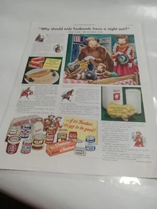April 2, 1949 Saturday Evening Post Original Ad: BORDENS, ELSIE and ELMER AD - Picture 1 of 2