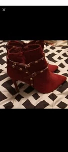 Red Anne Michelle Heels Never Worn - Picture 1 of 3