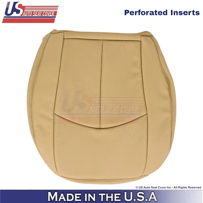 Cubierta de asiento inferior de pasajero de cuero tostado para Mercedes-Benz Clase E 2002-2009 Foto 1 de 4