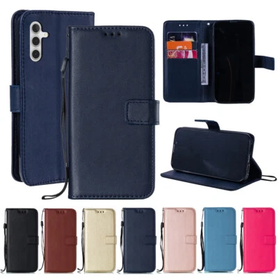 Flip Leather Phone Case for Samsung A17 A16 A25 A14 A36 A05s A55 Magnetic Wallet - Image 1 of 4