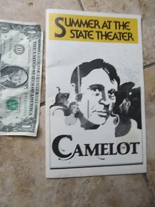 Rare 1980 Theatre Playbill, RICHARD BURTON IN CAMELOT, New York State Theatre - Picture 1 of 7
