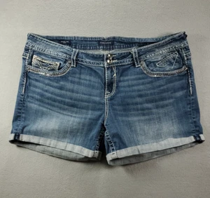Vigoss Shorts Womens 24 Boyfriend The New York Mid Rise Embellished Flap Pockets - Picture 1 of 10