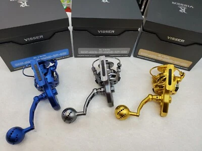 Visser Reels Brand New Fully Sealed Made in USA (3 New Colors) FREE/FAST Ship US - Image 1 of 4