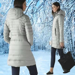 Lululemon Brave The Cold Puffer Jacket light Grey Chrome sz.6 - Picture 1 of 10