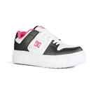 DC Women's Manteca 4 Platform Skate Shoes - Black/White/Pink