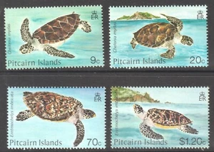 Pitcairn Islands - 1986 set of 4 Turtles - Mint MUH - Picture 1 of 1