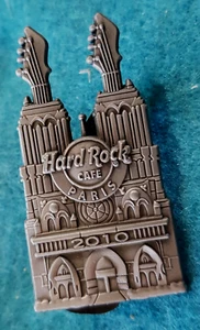 PARIS FETE DE LA MUSIQUE NOTRE DAME CATHEDRAL DN GUITAR 2010 Hard Rock Cafe PIN - Picture 1 of 1