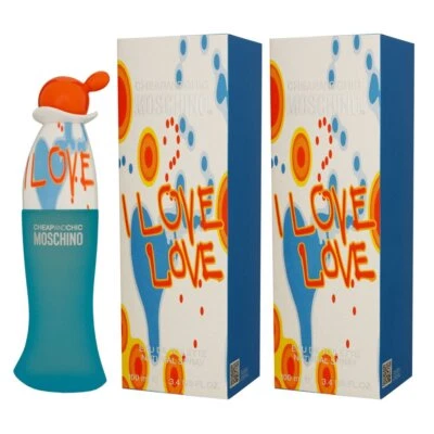 Moschino Cheap & Chic I Love Love 2 x 100 ml Eau de Toilette EDT Set - Bild 1 von 2
