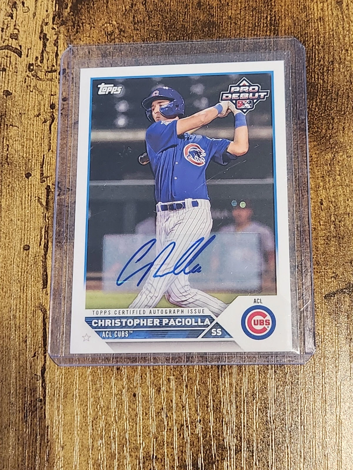 2023 Topps Pro Debut Autographs #PD-195 Christopher Paciolla (AU, RC)