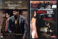 Training Day (DVD, 2001) & The Perfect Sleep (DVD, 2009) - 2 Action & Adventure 