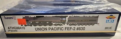 Athearn Genesis HO Scale FEF-2 4-8-4 Steam Locomotive UP #830 w/Sound Tsunami 2 - Image 1 of 4