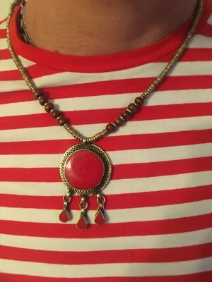 Collana Afgana Originale Pasta Corallo Donna Handmade estate/inverno 2020 - Immagine 1 di 4