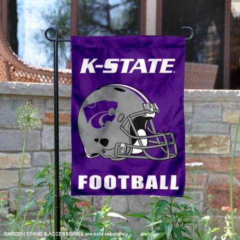 Kansas State Wildcats Football Helmet Garden Flag and Yard Banner Cover