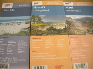 Mapas de viaje EE. UU. One Florida, one Maui, One Hawai'i AAA Maps - Imagen 1 de 1