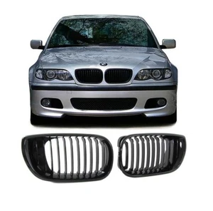 2 calandre noir brillant pour BMW série 3 E46 berline phase 2 09/2001 à 03/2005 - Foto 1 di 5